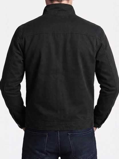 Valmont Vintage Black Field Jacket - Cross & Crown