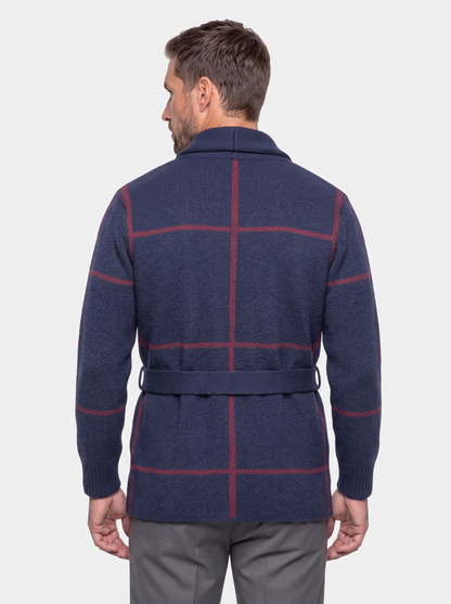 Rome Belted Coat - Cross & Crown - back