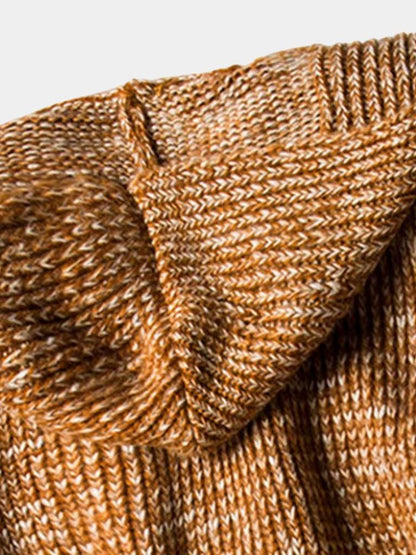 Himalaya Knit Hooded Jacket - Cross & Crown - Cross & Crown