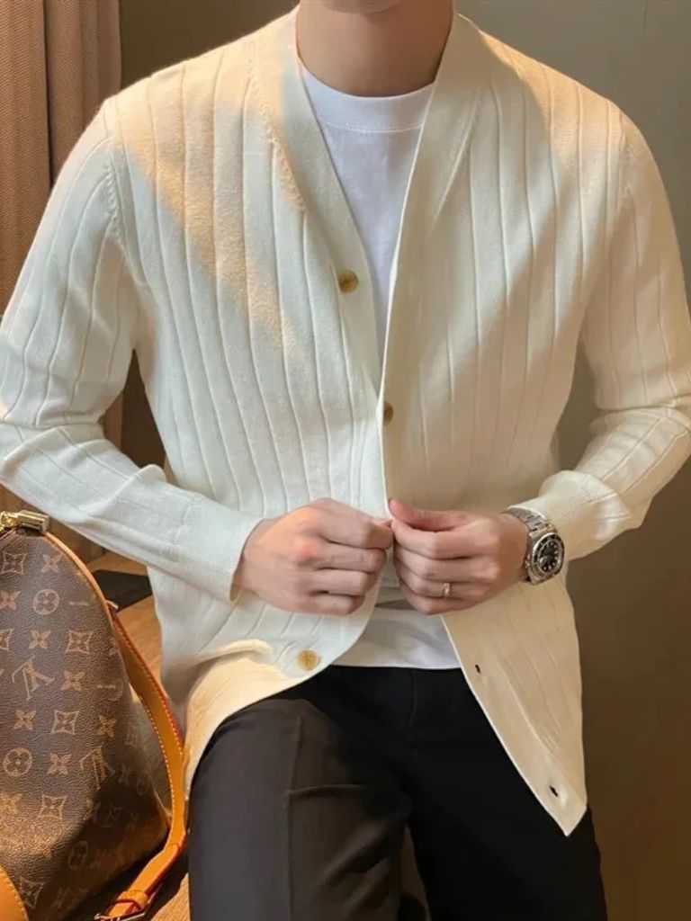 Knit Casual Cardigan - Cross & Crown - Cross & Crown