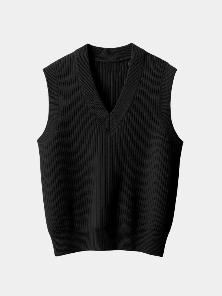Knit Vest Waistcoat - Cross & Crown - Cross & Crown