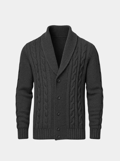 Men's Elegant Knit Cardigan - Cross & Crown - Cross & Crown