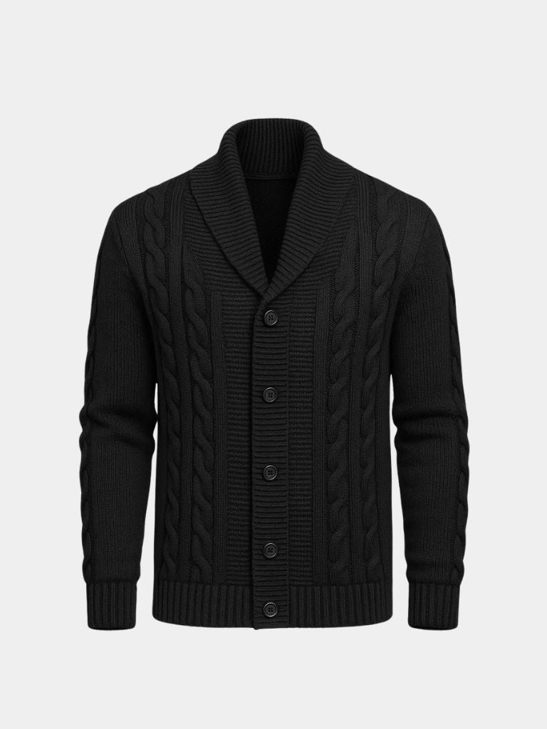 Men's Elegant Knit Cardigan - Cross & Crown - Cross & Crown