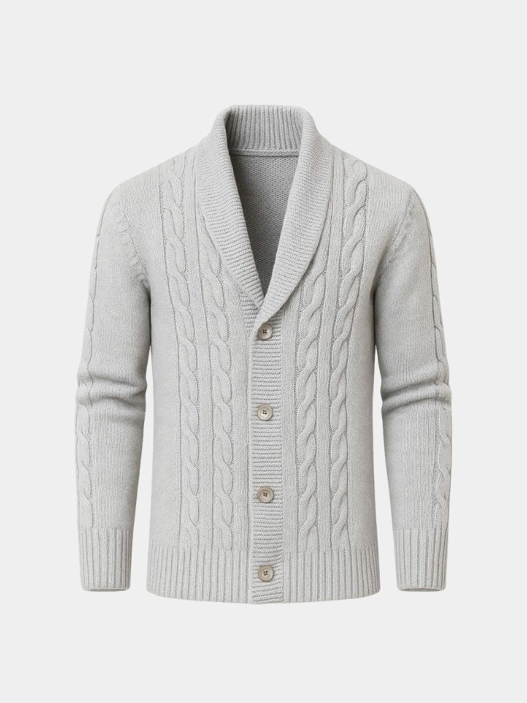 Men's Elegant Knit Cardigan - Cross & Crown - Cross & Crown