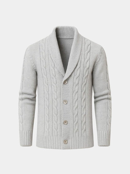 Men's Elegant Knit Cardigan - Cross & Crown - Cross & Crown