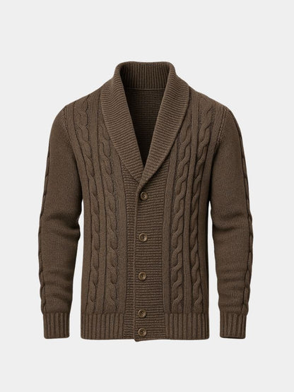 Men's Elegant Knit Cardigan - Cross & Crown - Cross & Crown
