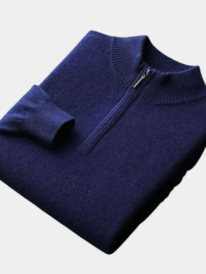 Merino Half Zip Sweater - Cross & Crown - Cross & Crown