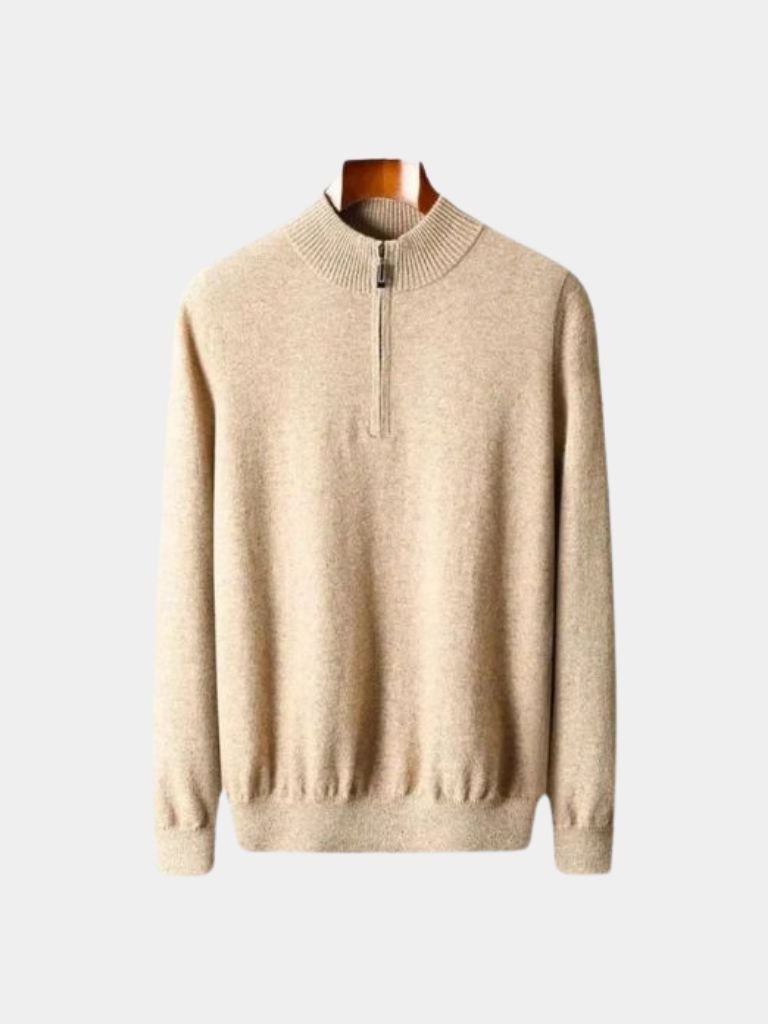 Merino Half Zip Sweater - Cross & Crown - Cross & Crown