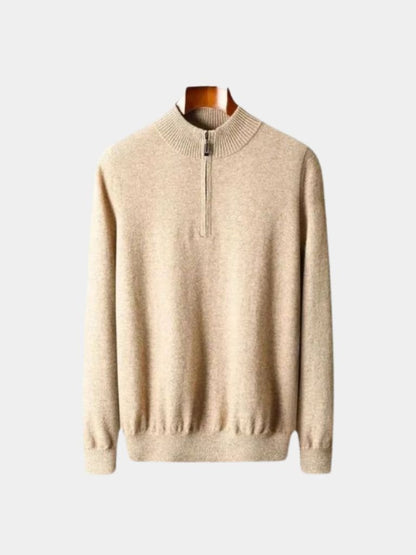 Merino Half Zip Sweater - Cross & Crown - Cross & Crown