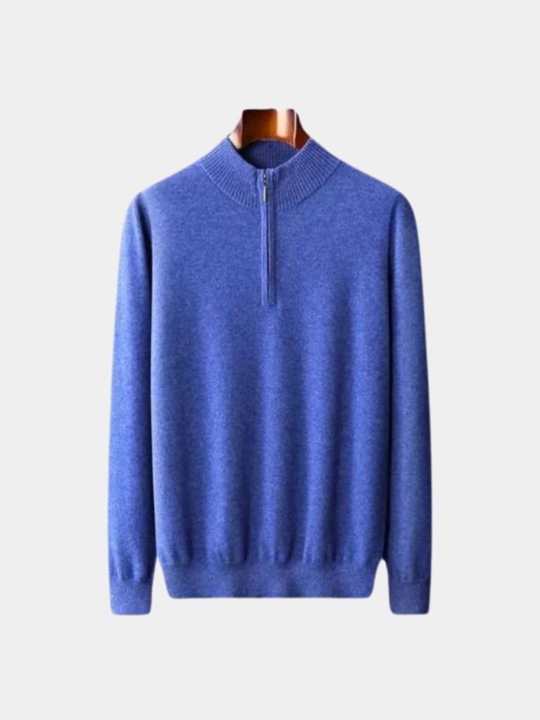 Merino Half Zip Sweater - Cross & Crown - Cross & Crown