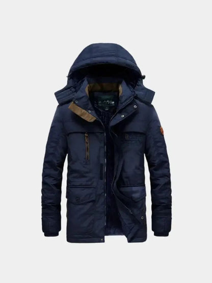 Military Hooded Jacket - Cross & Crown - Cross & Crown