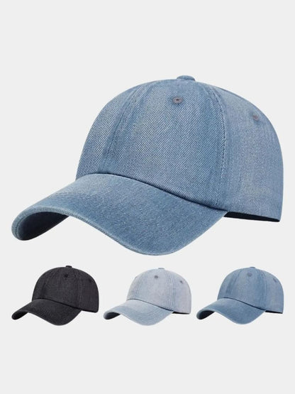 Minimalist Denim Cap - Cross & Crown - Cross & Crown