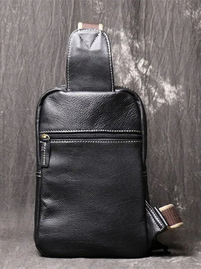 Minimalist Leather Shoulder Bag - Cross & Crown - Cross & Crown
