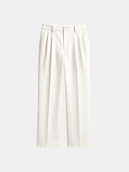 Minimalist Old Money Trousers - Cross & Crown - Cross & Crown