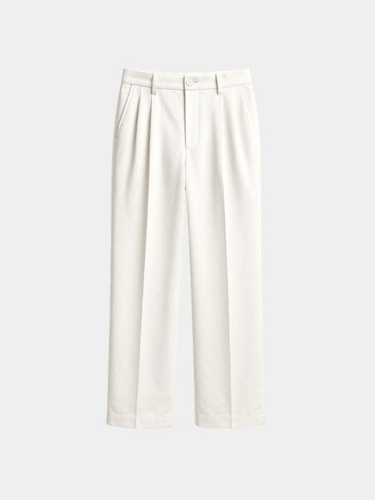 Minimalist Old Money Trousers - Cross & Crown - Cross & Crown