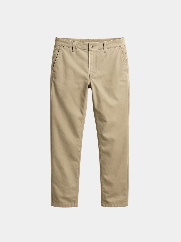 Minimalist Straight Trousers - Cross & Crown - Cross & Crown