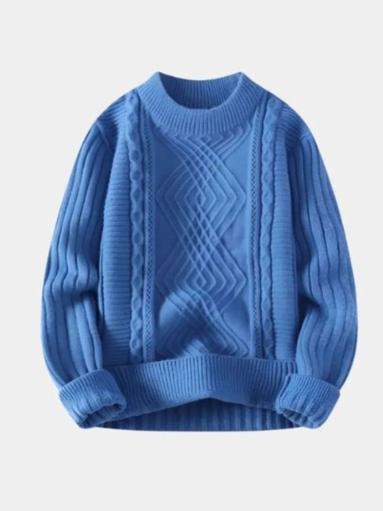 Minimalist Textured Sweater - Cross & Crown - Cross & Crown