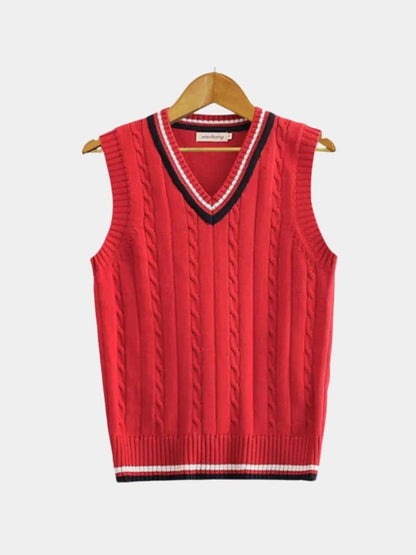 Old Money Essential Knit Vest - Cross & Crown - Cross & Crown