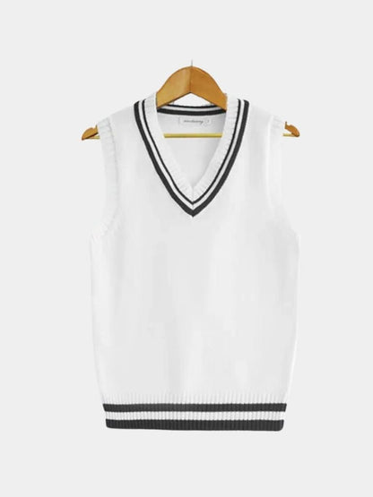 Old Money Essential Knit Vest - Cross & Crown - Cross & Crown