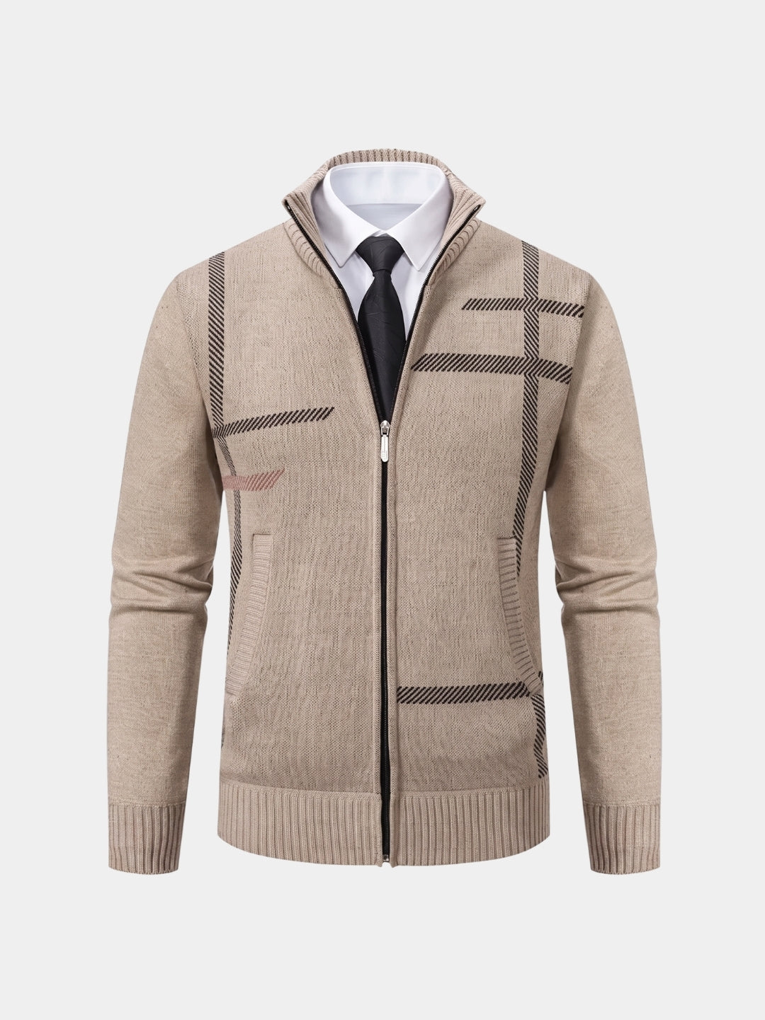 Giacca in maglia Graphite Symmetry - Cross & Crown