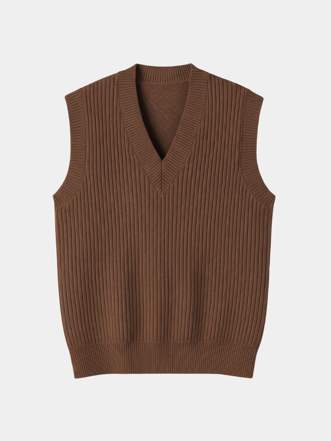 Gebreid vest zonder mouwen - Cross & Crown