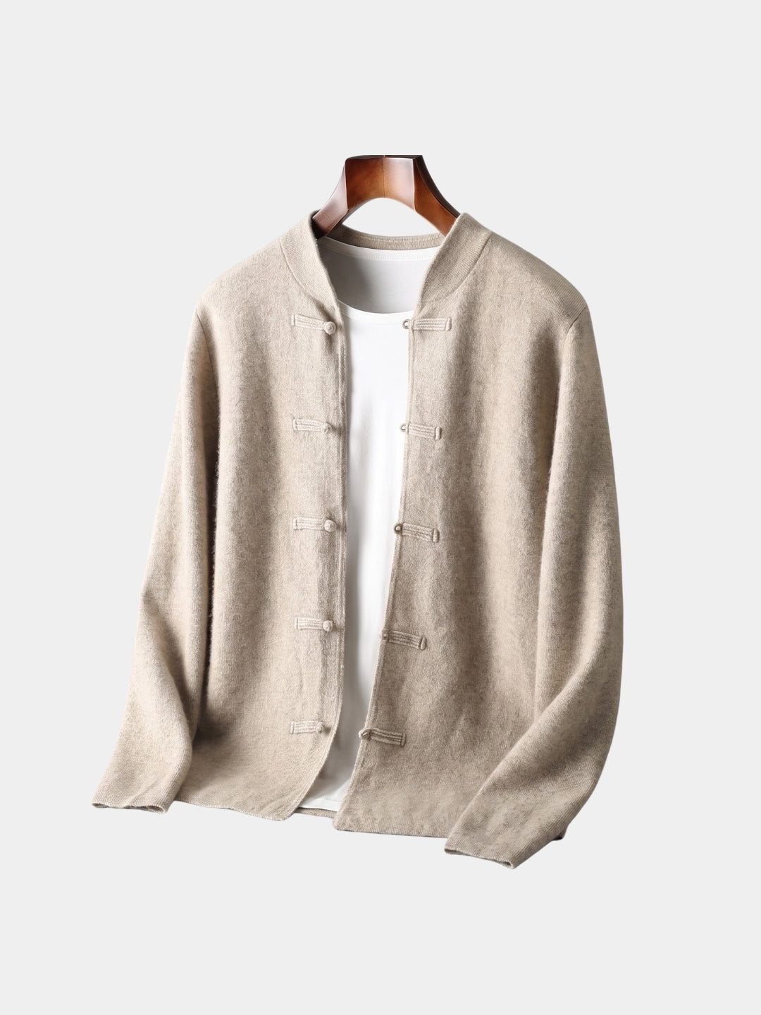 Cardigan in cashmere Torino - Cross & Crown