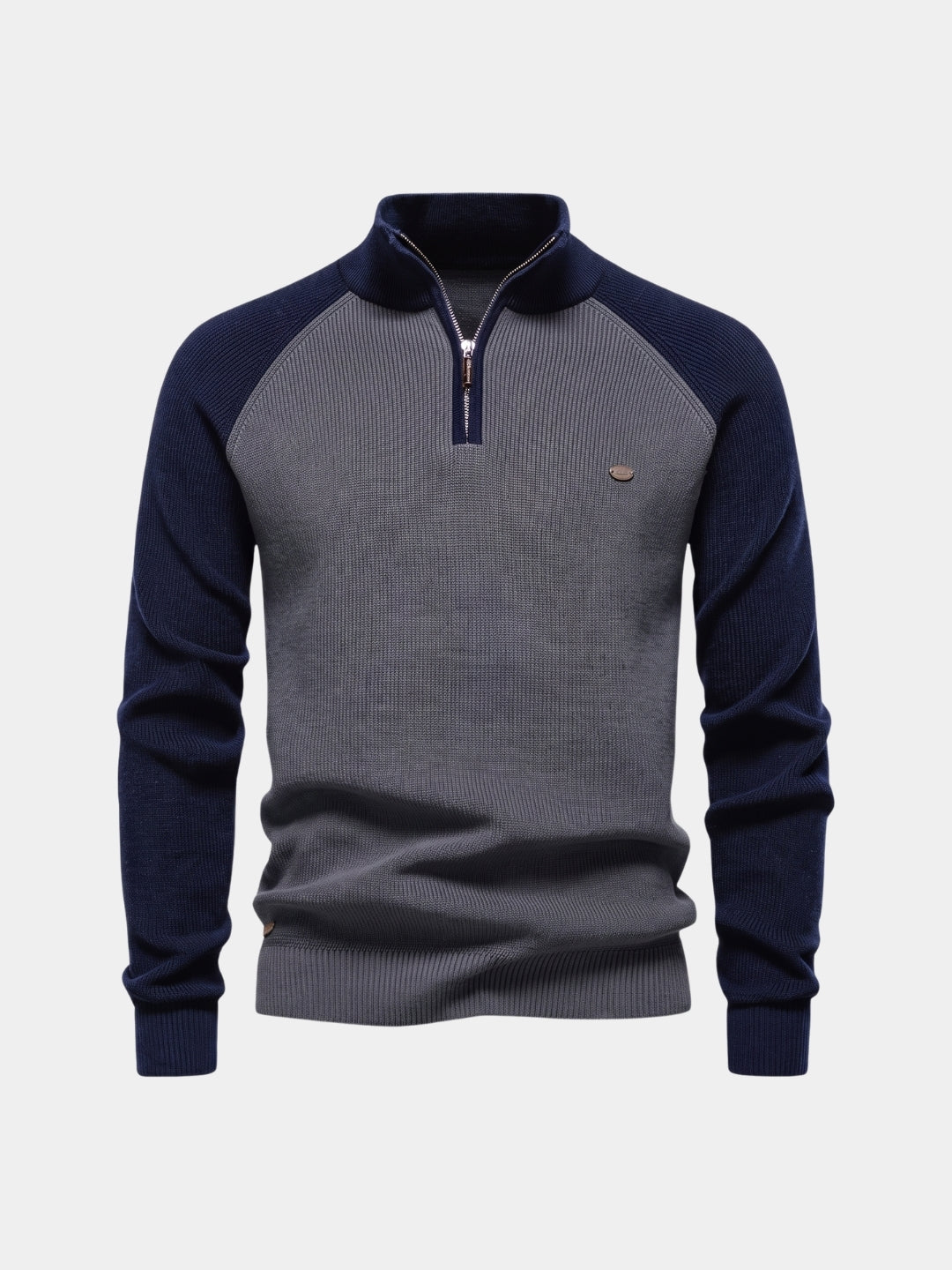 Polo esportivo sofisticado com zíper de um quarto - Cross & Crown