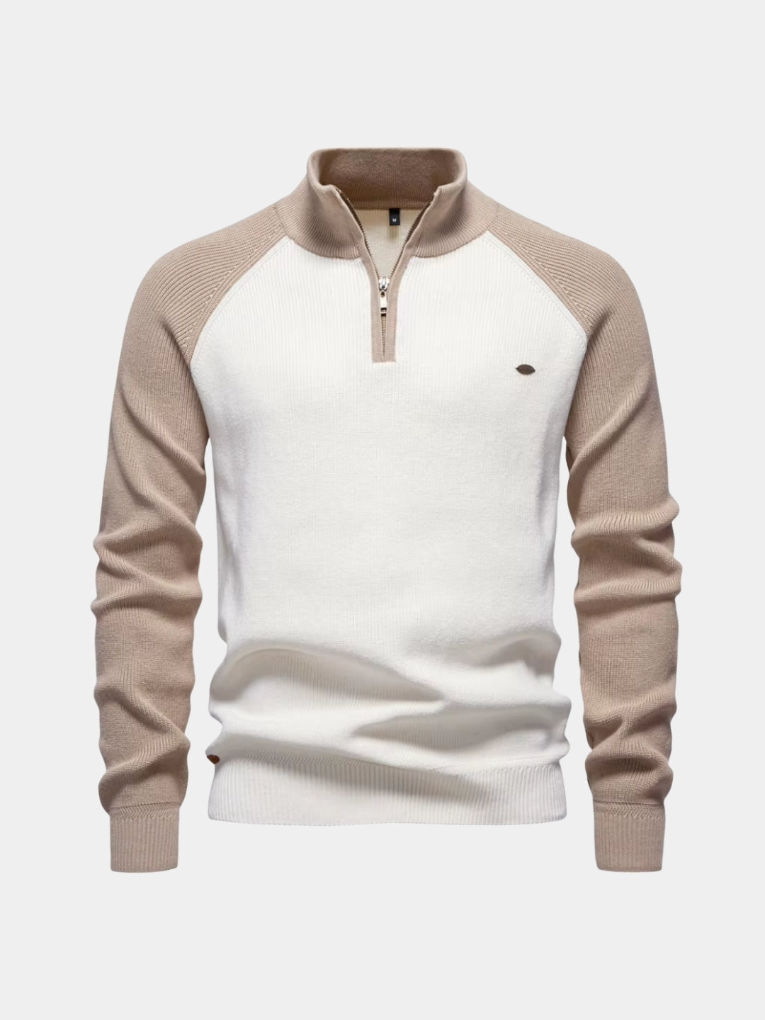 Polo esportivo sofisticado com zíper de um quarto - Cross & Crown