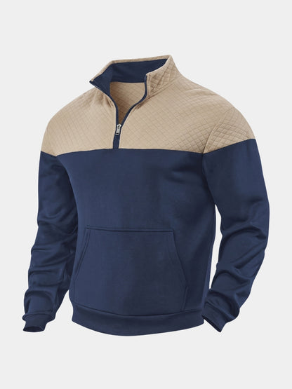 Cambridge-pullover met tweekleurig dessin voor de winter – Cross & Crown