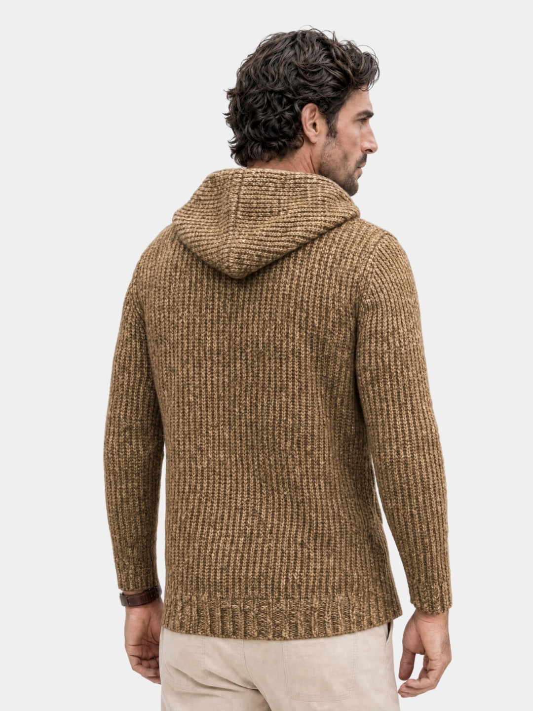 Himalaya Knit Hooded Jacket - Cross & Crown