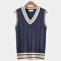  Beige & Navy Blue