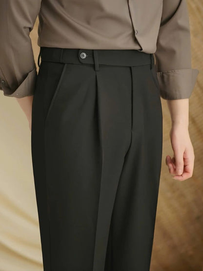 Premium Classic Elastic Trousers - Cross & Crown - Cross & Crown
