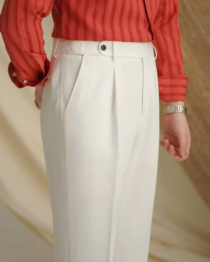 Premium Classic Elastic Trousers - Cross & Crown - Cross & Crown