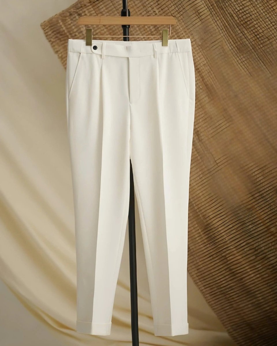 Premium Classic Elastic Trousers - Cross & Crown - Cross & Crown