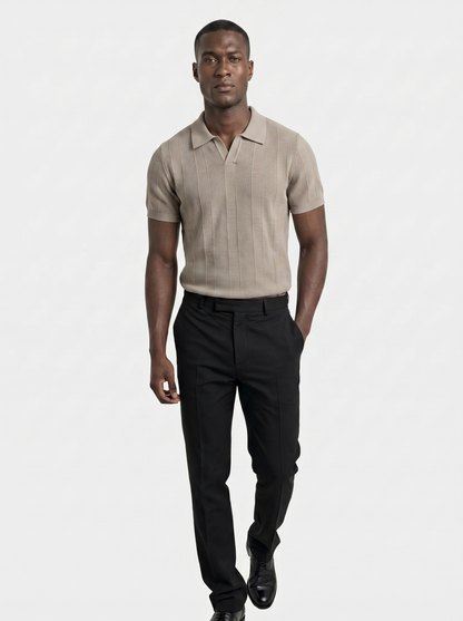Beige Ancien Polo - Cross & Crown