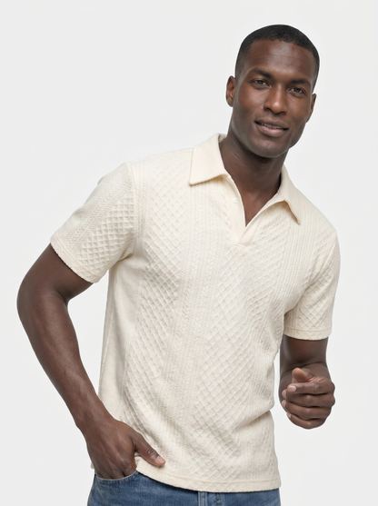 Diamond Lattice Resort Polo - Cross & Crown