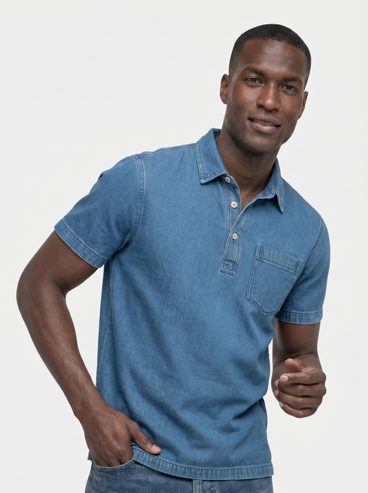 Bethlehem Blues Polo Shirt – Cross & Crown