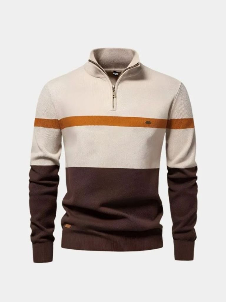 Quarter - Zip Jumper Sweater - Cross & Crown - Cross & Crown