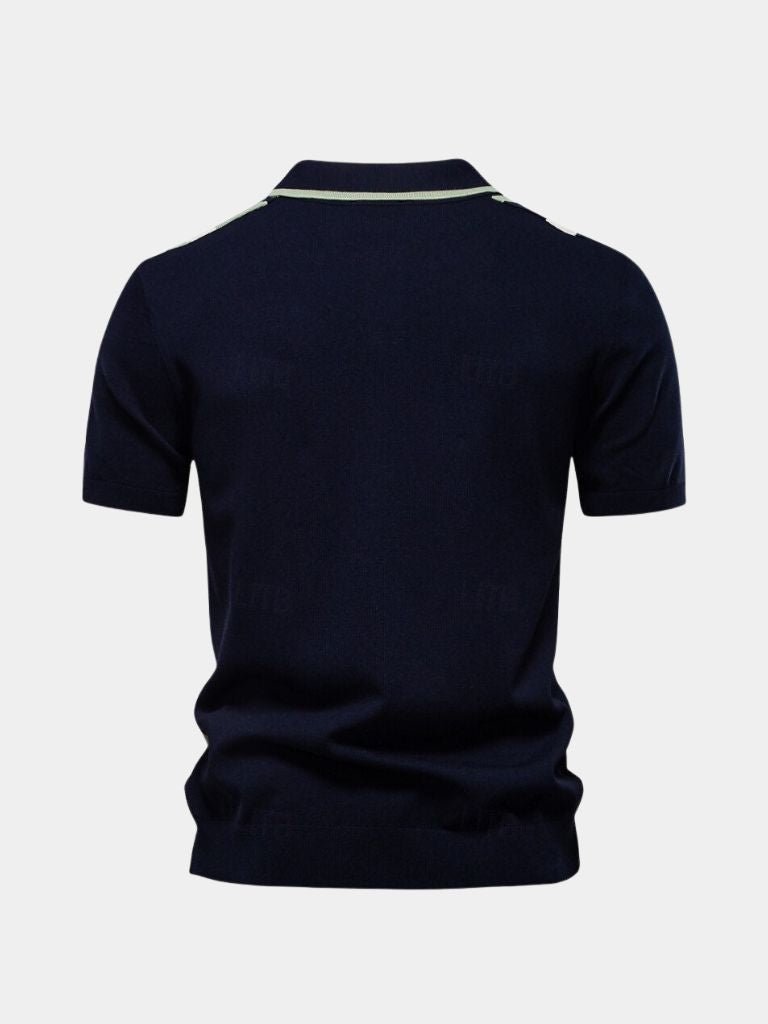 Retro Stripe Polo – Cross & Crown - Cross & Crown