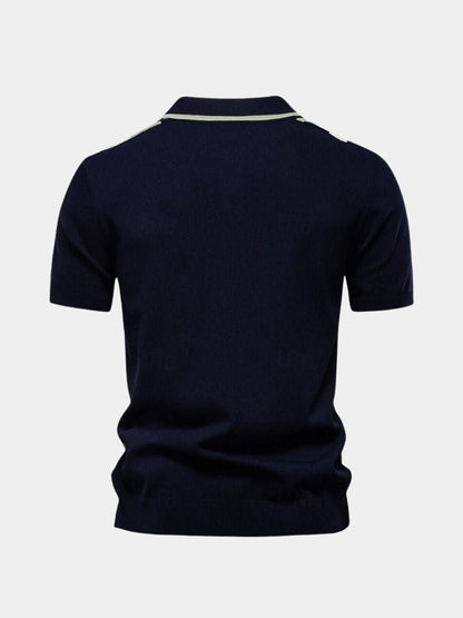 Retro Stripe Polo – Cross & Crown - Cross & Crown