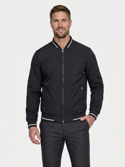 Casual Baseball Bomber Jacket - Cross & Crown