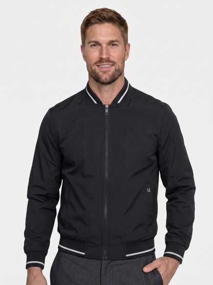 Casual Baseball Bomber Jacket - Cross & Crown