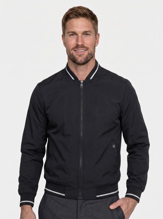 Casual Baseball Bomber Jacket - Cross & Crown