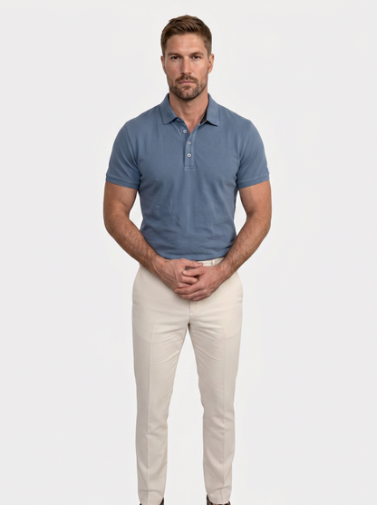 Essential Cotton Polo Shirt - Cross & Crown