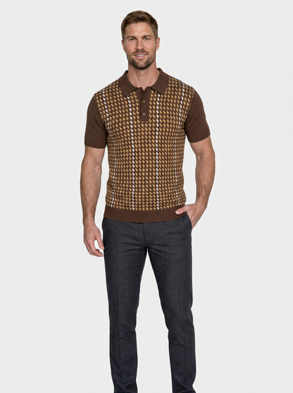 Old Money Aesthetic Polo Shirt - Cross & Crown