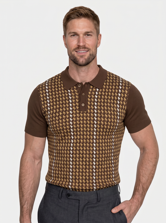 Old Money Aesthetic Polo Shirt - Cross & Crown