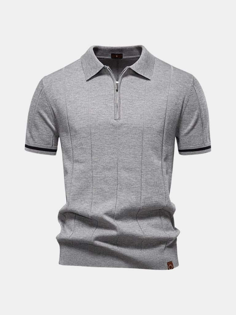 Royal Zip Polo – Cross & Crown - Cross & Crown