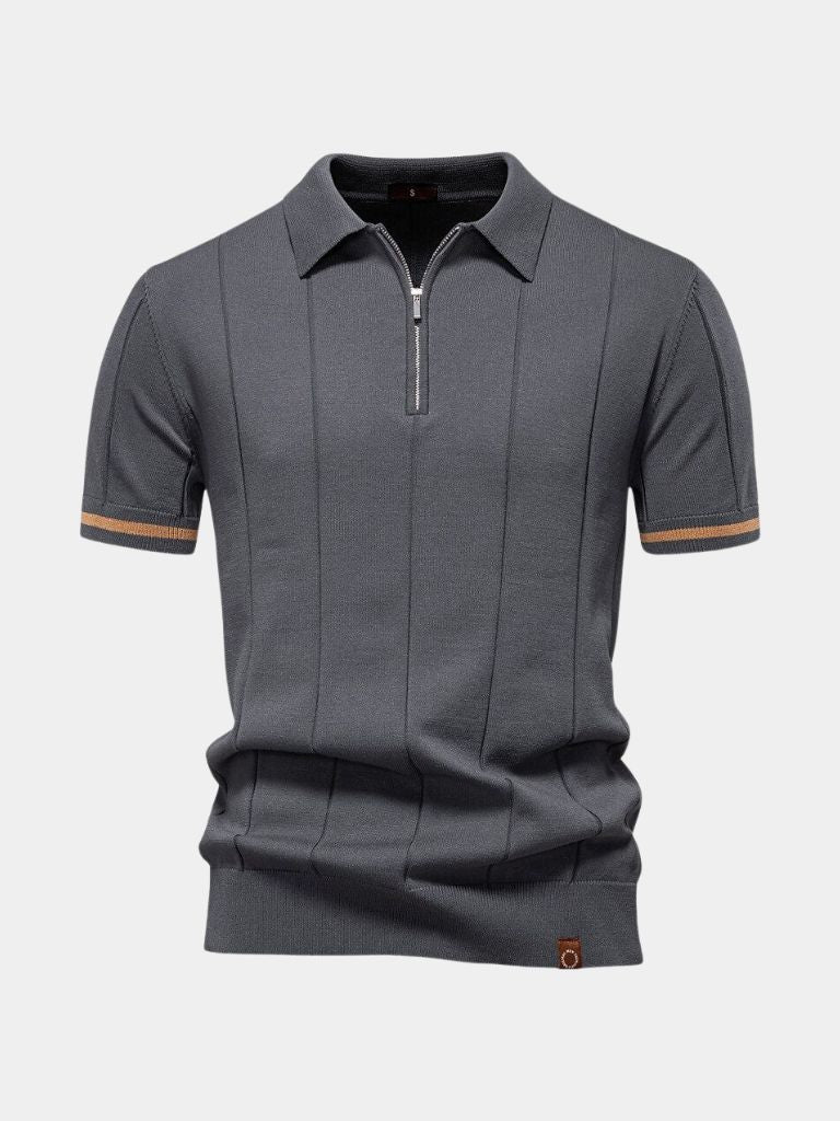 Royal Zip Polo – Cross & Crown - Cross & Crown
