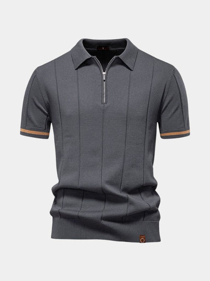 Royal Zip Polo – Cross & Crown - Cross & Crown