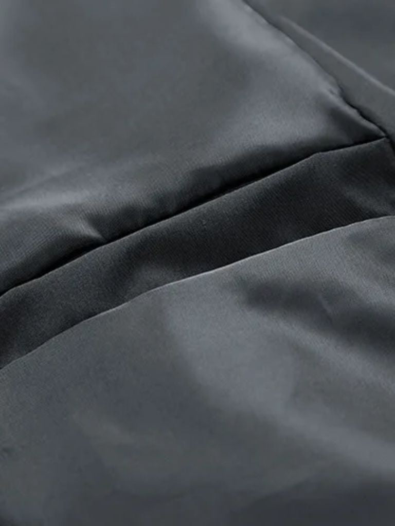 Sherpa Sleeves Padded Bomber Jacket - Cross & Crown - Cross & Crown